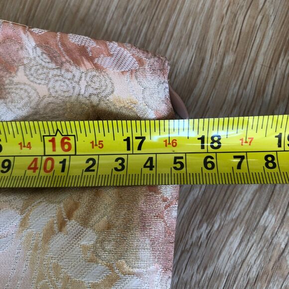 Ann Taylor Pink Floral Brocade Silk Blend Cocktail Wedding‎ Guest Dress  Sz 12 - Picture 13 of 16